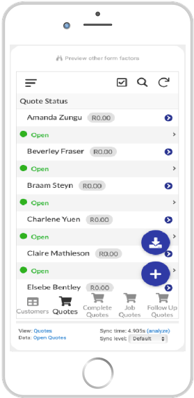 QuoteOnSite Quotes Status QuoteOnSite Quotes Status